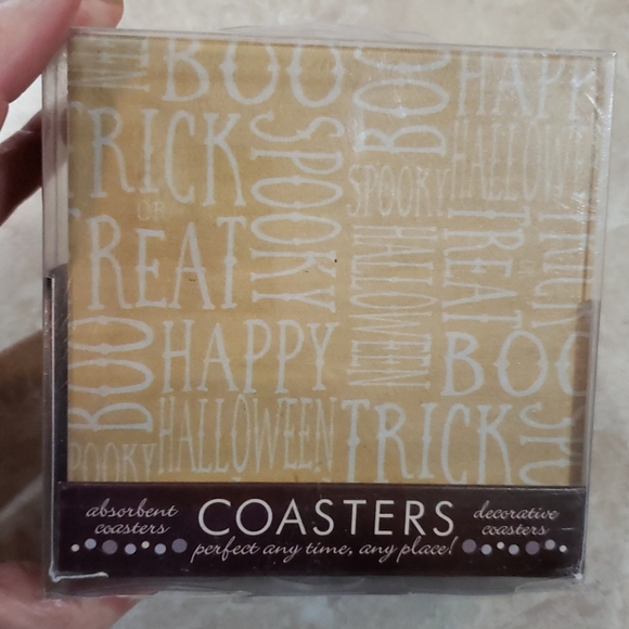 Halloween Coasters set of 4 - Picture 2 of 3